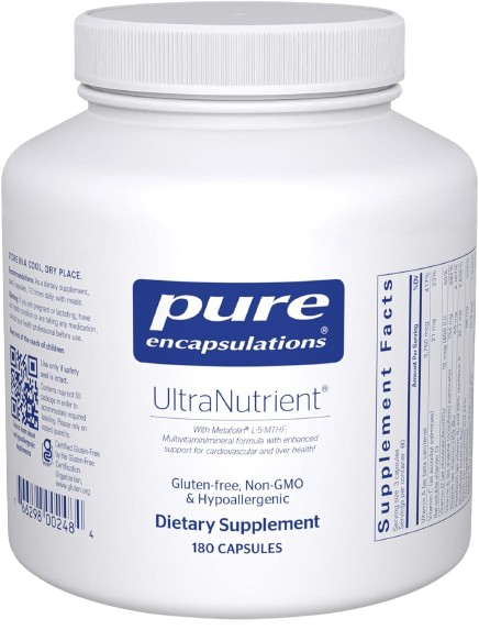 Pure Encapsulations UltraNutrient: Multivitamin Supplement to Support Liver, Cardiovascular Health, and Antioxidants