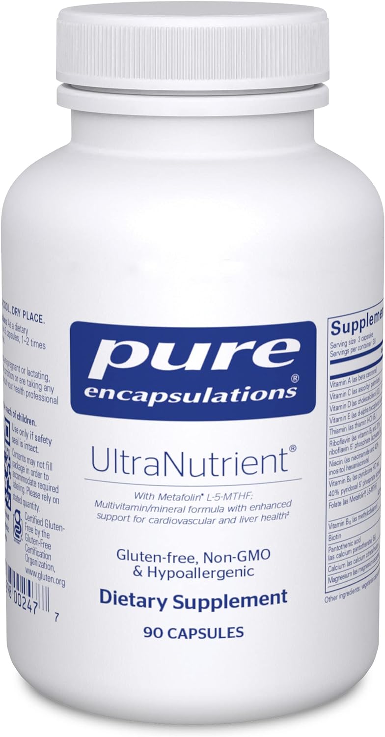 Pure Encapsulations UltraNutrient | Multivitamin Supplement to Support Liver, Cardiovascular Health, and Antioxidants